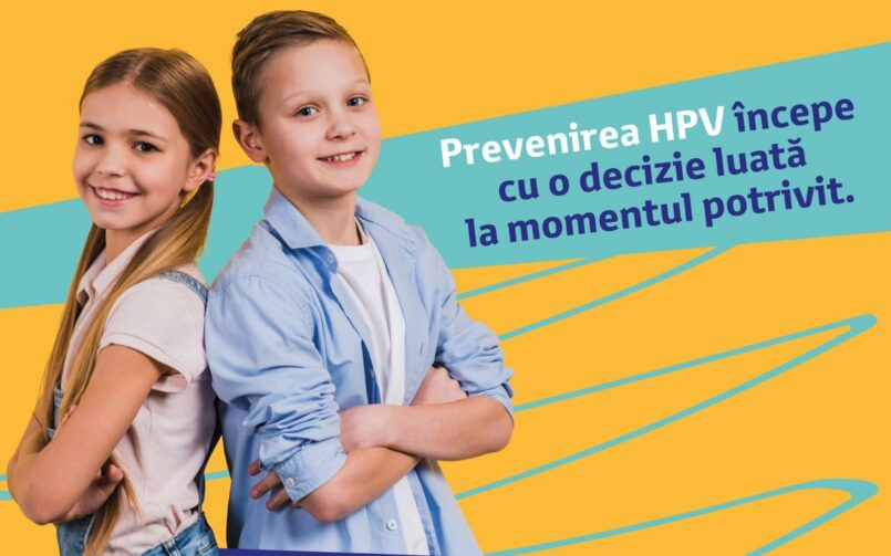 UN VACCIN AZI POATE PREVENI MAI MULTE TIPURI DE CANCER MÂINE. VACCINEAZĂ-ȚI COPILUL ÎMPOTRIVA HPV!